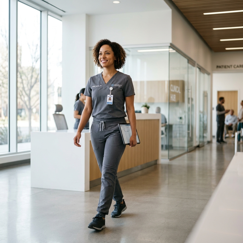 Professionelle Pflegekraft